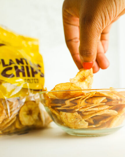 Yellow plantain chips